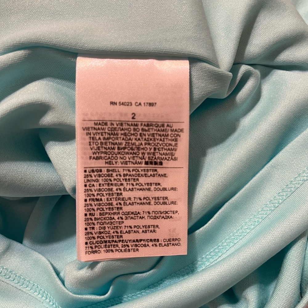 👗 NWT BRFS Aqua Midi Sleeveless Dress 👗 - Picture 5 of 6
